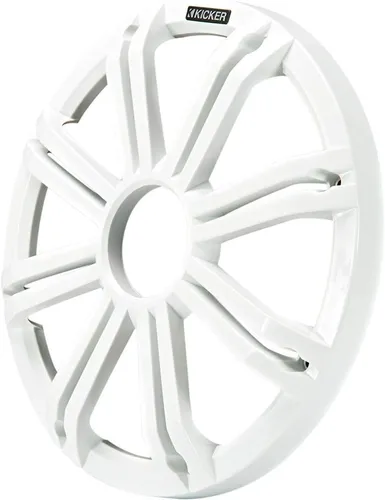 Vista 6 de KICKER KMG12 - Rejilla de 11.8 in para subwoofer KM12 y KMF12, LED, color blanco