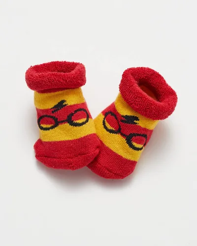 Vista 3 de Harry Potter Manta de vellón de felpa unisex para bebé, regalos para bebé, RojoAmarilloGris