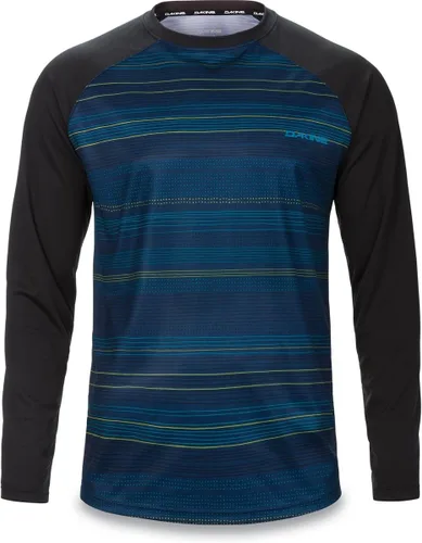Vista 4 de Dakine Men's Thrillium Long Sleeve Bike Jersey – Breathable MTB Jersey Performance Fabric Equipo Aggy Negro