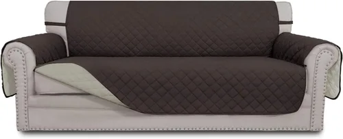 Vista 213 de Easy-Going - Funda reversible para sofá, resistente al agua, con varillas de espuma y correas elásticas, protector de muebles para mascotas y perros