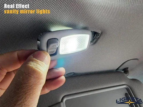 Vista 5 de Kit de 10 Piezas de Luces LED Blancas Super Brillantes para Interior para Kia Optima K5 2011 2012 2013 2014 2015 + Luces de Matrícula y Herramienta