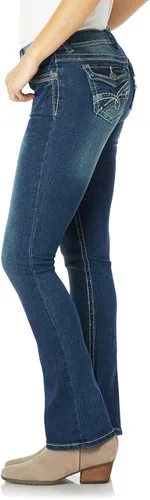 Vista 3 de WallFlower Pantalones de mezclilla para mujer Legendary Bootcut Insta Stretch Juniors (estándar y Plus)