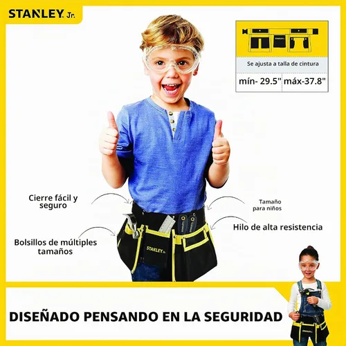 Vista 4 de STANLEY Jr. - Cinturón de herramientas, herramientas a partir de 5 años (T010M-Sy), mixto