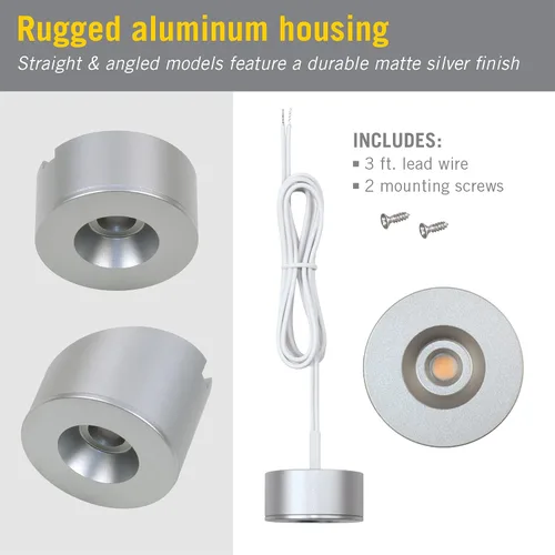 Vista 6 de Armacost Lighting PureVue - Mini luz LED para debajo del gabinete, plana, 2700K 212110