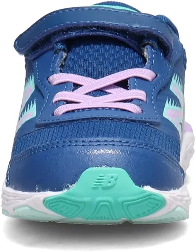 Vista 4 de New Balance 680 V6 - Tenis de correr con velcro para niños