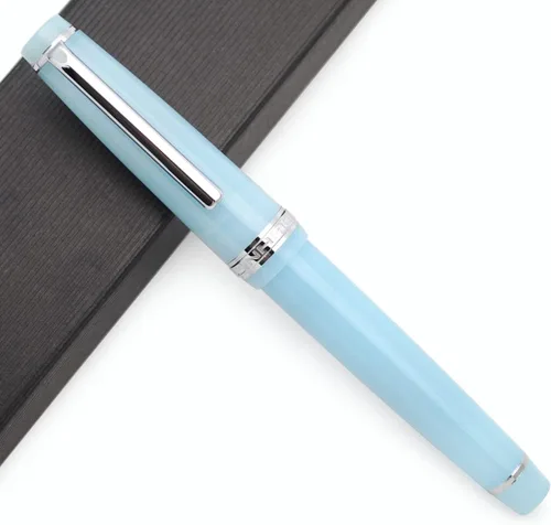 Vista 12 de JINHAO 82 - Pluma estilográfica con clip plateado (punta F 0.020 in, verde aguacate)