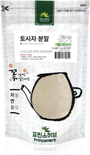 Vista 2 de [coreano de hierbas medicinales Powder] 100% Natural Cuscuta semillas polvo/토사자 가루 4oz (113 g)