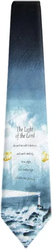 Vista 2 de BUYYOURTIES Corbatas novedosas con temática cristiana de Jesús para hombre
