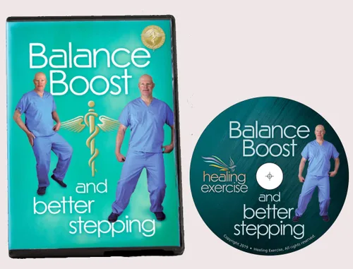 Vista 2 de Balance Boost and Better Stepping by Healing Exercise Balance Exercises for Seniors & Those w Mobility Issues + Bonus Sitting Back & Neck Stretch