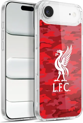 Vista 263 de Head Case Designs Funda de gel con licencia oficial del Liverpool Football Club Away Colourways Crest Camou [protección de grado militar] compatible