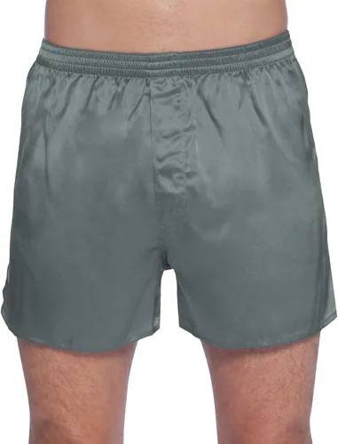 Vista 5 de INTIMO Boxers clásicos de seda para hombre Amatista