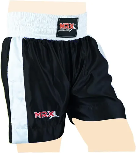 Vista 5 de Pantalones cortos de boxeo para hombre, para entrenamiento de boxeo, fitness, gimnasio, pelea, artes marciales, mauy, tailandés, kickboxing, ropa
