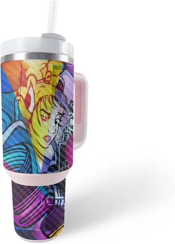 Vista 11 de MightySkins - Funda de fibra de carbono compatible con el vaso Stanley The Quencher H2.0 FlowState de 40 onzas, vida útil, acabado de fibra
