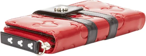 Vista 3 de Disney Mickey and Minnie - Cartera en relieve color rojo y negro talla única