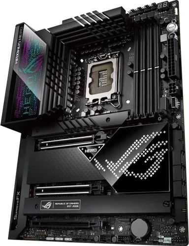 Vista 2 de Asus ROG Maximus Z690 Hero Desktop Motherboard - Chipset Intel Z690 - Socket LGA-1700 - Listo para memoria Intel Optane - ATX