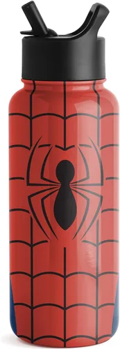 Vista 33 de Simple Modern Summit - Botella de agua con tapa con pajilla, vaso aislado de acero inoxidable a prueba de fugas de Disney de 30 onzas, regalos