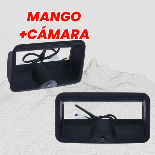 Vista 2 de Master Tailgaters Bisel negro para portón trasero con cámara de respaldo de repuesto para Chevrolet C/K 1500 (1988-2002) IP68 impermeable Líneas