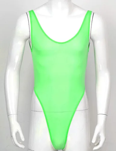 Vista 4 de Yanarno Body sin mangas con cuello redondo y tiras sin espalda translúcido para mujer