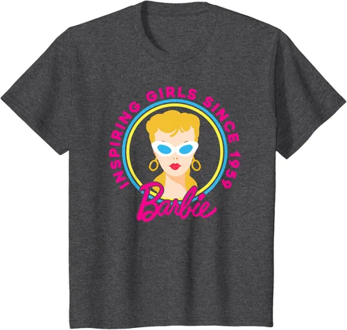 Vista 34 de Barbie - Camiseta inspiradora del 60 aniversario para niñas desde los 59 Negro