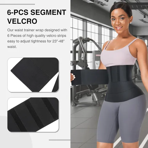 Vista 4 de FeelinGirl Waist Trainer Wrap for Women Tummy Control Waist Shaper with Loop