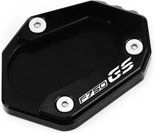 Vista 5 de Soporte lateral para motocicleta Soporte Soporte Soporte Pad Compatible con BMW F750GS 2018-2023 Soporte de placa de pie Ampliadora F750 GS F Negro