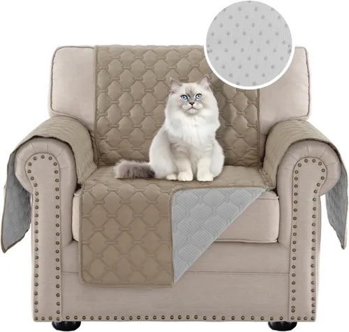 Vista 23 de Funda para Silla Cubierta para Silla Resistente al Agua Cubierta para Sofá Cubierta para Silla Lavable Respaldo de Goma Antideslizante Protector