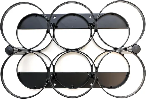 Vista 9 de AireMed Soporte para tanque de oxígeno – Capacidad para (6) tanques de tamaño E, D o M9/C – Estante de cilindro de oxígeno resistente