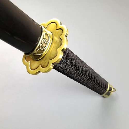Vista 3 de Sekiro de 40.5 pulgadas: Shadows Die Twice Samurai Espada, accesorios de réplica de katana. Hoja de acero al carbono, hoja sin brillo. Para