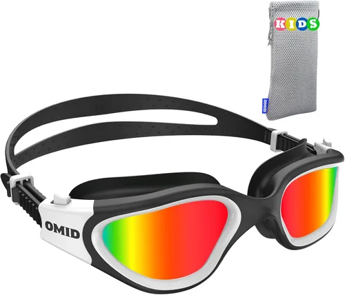 Vista 20 de OMID Kids Swim Goggles, P2mini Polarized Swimming Goggles Comfortable for Age 6-14