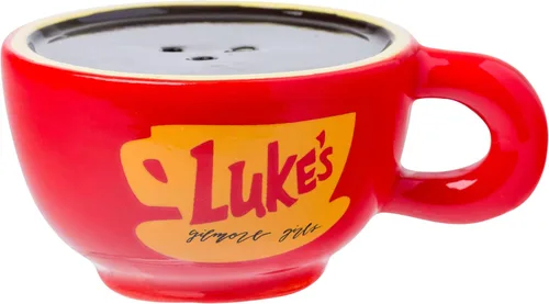 Vista 4 de Silver Buffalo Gilmore Girls Taza de café con leche de cerámica salero y pimentero Chicas Gilmore