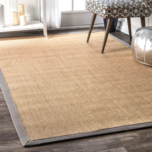 Vista 15 de nuLOOM Orsay - Alfombra casual de sisal, 2 pies 6 pulgadas x 14 pies, marrón