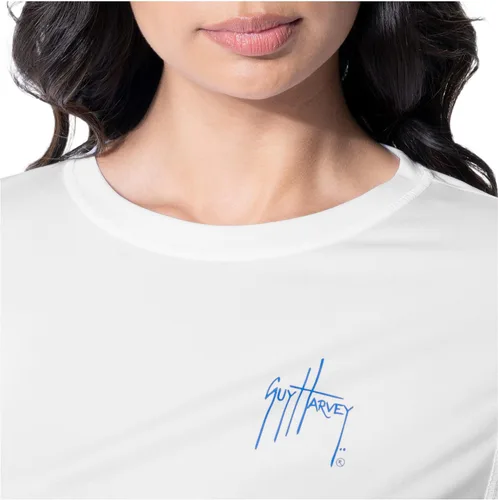 Vista 3 de Guy Harvey Camisa de protección solar de rendimiento de manga larga para mujer UPF 50+