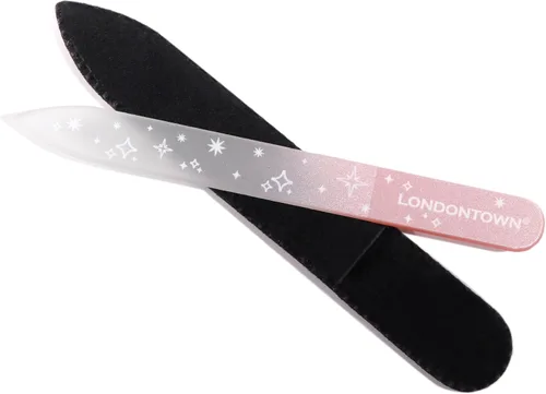 Vista 7 de LONDONTOWN Lima de uñas de vidrio negro, 0.48 onzas (paquete de 1)