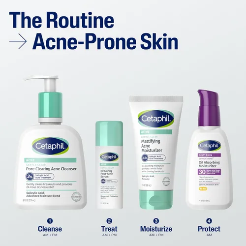 Vista 6 de CETAPHIL Suero Reparador Suave y Claro Post-Acné, Alternativa al Retinol, Suero Sin Aceite para Piel Sensible, 1 Onza Líquida, Bakuchiol, Mejora