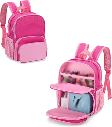 Vista 8 de LoDrid - Mochila compatible con Tonie Box 2/1, varios bolsillos para auriculares Estuche de transporte para cargador y accesorios, bolsa