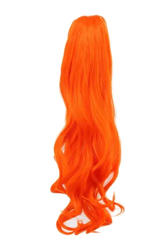 Vista 10 de karlery Peluca rubia de cola de caballo para mujer, disfraz de Halloween, peluca de cosplay de anime