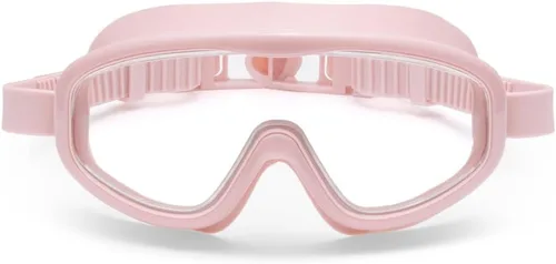 Vista 11 de Petites Pommes Gafas de Natación para Niños de 3 a 8 Años - Silicona Ligera, Lente Ancha Antivaho, Diseño Retro de Gafas de Natación para Niños