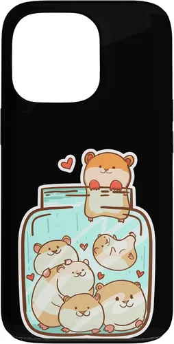 Vista 10 de Hamsters in a Jar Cute Animal Hammy Owner Pet Lover Gift Case for iPhone 17