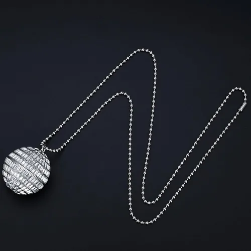 Vista 5 de Collares de bola de discoteca Mirrorball Jewelry 70s Party Chain 32