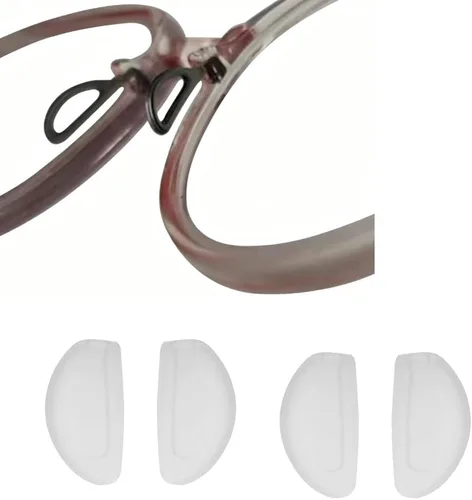 Vista 5 de Eyeglass Nose Pads 3Pairs Pieces Replacement Push Slide Slip in Silicone Nosepads for Eye Glasses Sunglasses Eyeglass Nose Pads 3Pairs Pieces