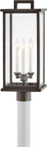 Vista 6 de Hinkley Weymouth Collection - Farol grande para exteriores con poste o muelle, bronce aceitado