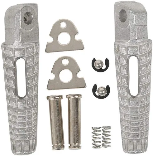 Vista 17 de TCT-MOTORPARTS Estriberas para reposapiés trasero delantero negro para Suzuki GSXR1000 2005-2025 GSXR600 750 2006-2025