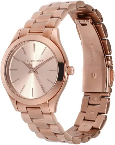 Vista 2 de Michael Kors Slim Runway - Reloj de pulsera de acero inoxidable para mujer