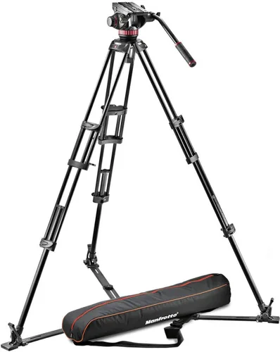 Vista 8 de Manfrotto Kit de vídeo, Cabeza Serie 500 (Adaptador-Fluid Head 500X)