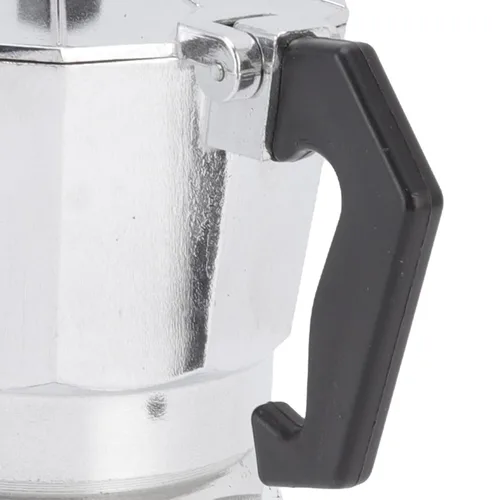 Vista 9 de Olla de café de aleación de aluminio de 5.1 fl oz, cafetera octogonal de 5.1 fl oz, cafetera de estufa para oficina en casa, camping, viajes