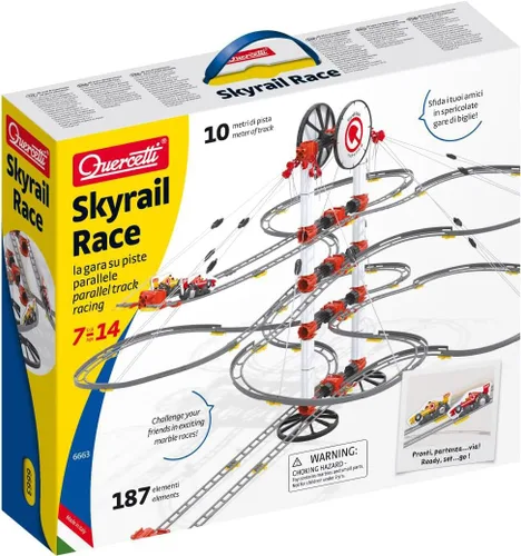 Vista 2 de Quercetti Marble Run Skyrail Race, blanco
