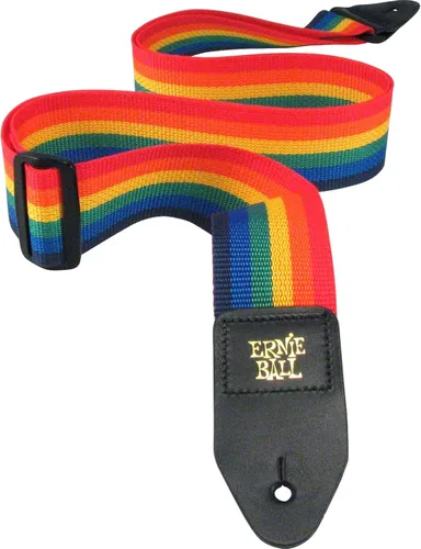 Vista 33 de Ernie Ball Polypro - Correa para guitarra acústica, color negro (P05365)