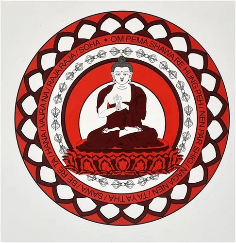 Vista 5 de Feng Shui - Adhesivo para ventana antirrobo y Vlolence, símbolo de paz y tranquilidad, rechaza la violencia y el robo (5 piezas)
