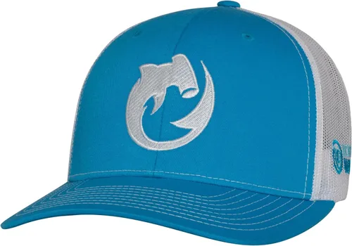 Vista 11 de Sombrero de camionero de buceo con tiburón: Snapback ajustable para hombre, para pesca, pesca submarina