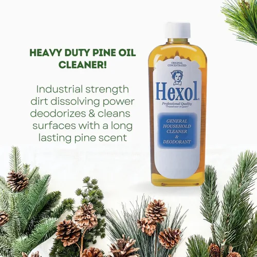 Vista 3 de Limpiador concentrado para el hogar de 16 onzas, limpia y desodoriza Professional Quality, Plant-Based, 57.2% Pine Oil for Heavy Duty Cleaning, 3X